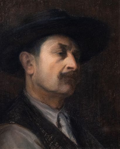 null Ecole Française fin XIXe

Portrait d'homme à la moustache

Pastel sur papier...