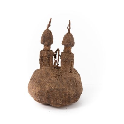 null DOGON- MALI 

Rare rain altar, made of a stone in the shape of a dome with two...