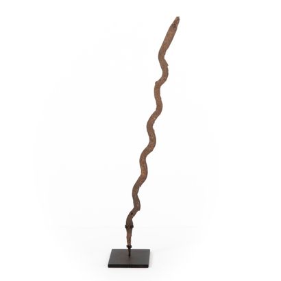 null FON- BENIN 

Ritual iron representing the serpent divinity Dan 

H: 44 cm
