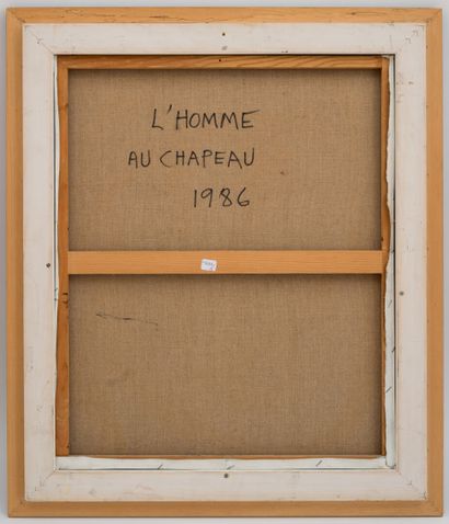 null John CHRISTOFOROU (1921-2014)

L'Homme au chapeau, 1986

Huile sur toile signée...