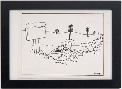 null HERGE (Studios)

Tintin et Milou enneigés - Projet de carte de voeux

Dessin...