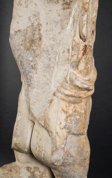 Torse de Satyre en marbre 
Torso of Satyr in marble.



Roman period, circa 2nd century...