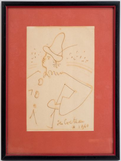 null Jean COCTEAU (1889-1963)

Clown, study for a cover of a program of the Cirque...