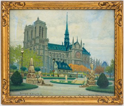 null Georges CASTEX (1860-1943)

Notre Dame de Paris.

Huile sur toile signée à gauche.

37...