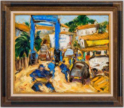 null Michel CALVET (né en 1956)

La Criée, Port Vendres

Huile sur toile signée en...