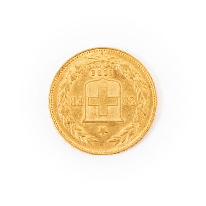 Une pièce de 20 francs Suisse en or