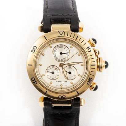 null CARTIER, Pasha

Montre chronographe de dame, boîtier 38 mm en or, lunette tournante,...