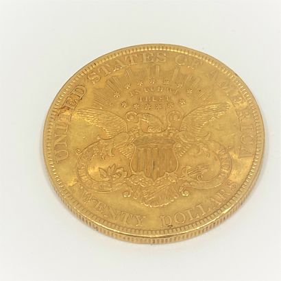null 
Pièce de 20 dollars en or 1895