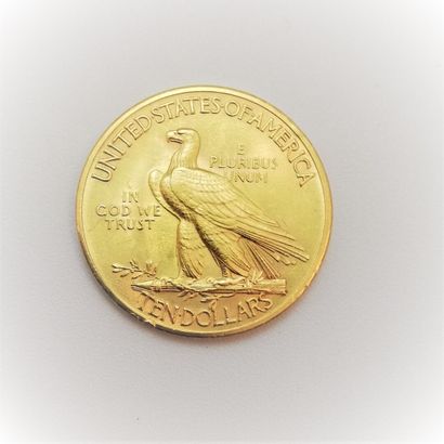 null Pièce de 10 Dollars or, tête d'indien 1926