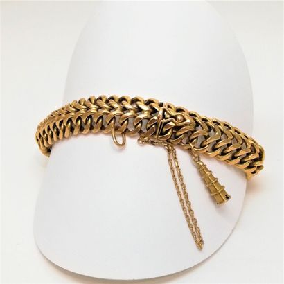 null 
Bracelet gourmette en or, 




Poids: 44 g
