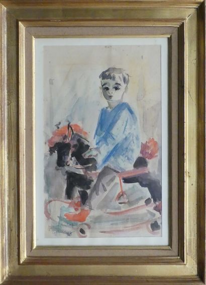 null Roland BALME (20th)

Jacques on his rocking horse

Watercolor signed lower left...