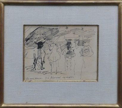 null Jean-Claude BEDARD (1928-1982)

The Three Wise Men, 1955

Ink signed lower right...
