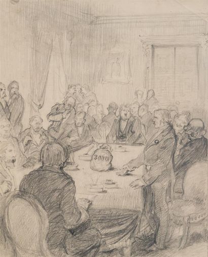 null FRENCH SCHOOL late 19th century

The financial scandal

Pencil drawing

View...
