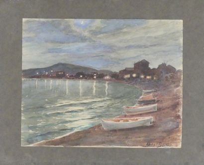 null Albert-Alexandre BENOIS (1888-1960)

Edge of the beach

Watercolor signed lower...