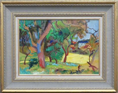 null Louis BERTHOMMÉ-SAINT-ANDRÉ (1905-1977)

Landscape

Oil on canvas, signed lower...