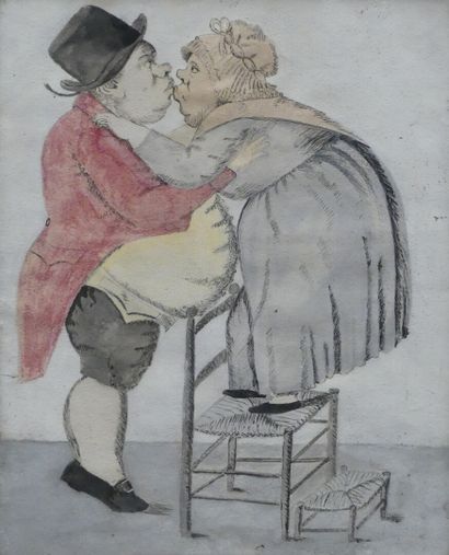 null FRENCH SCHOOL late 19th century

The kiss

Pastel and watercolour

30 x 24 ...