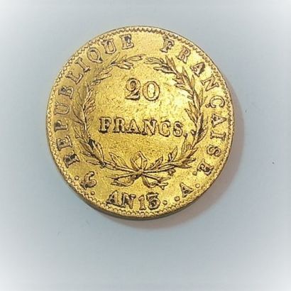 null 1 pièces 20 Fr or Napoléon Tete nue