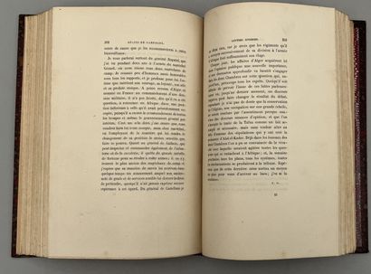 null [ALGÉRIE]. ORLÉANS (Duc d'). RÉCITS DE CAMPAGNE. 1833-1841. P., Calmann Lévy,...