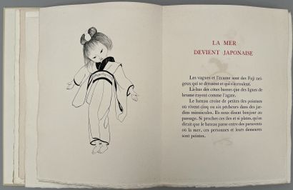 [FOUJITA]. COCTEAU (J.). LE DRAGON DES MERS. P., Guillot, 1955 [FOUJITA]. COCTEAU...