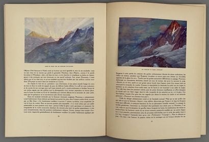 null [ALPES]. COPPIER (A.-Ch.). LES PORTRAITS DU MONT-BLANC. Chambéry, Dardel, 1924....