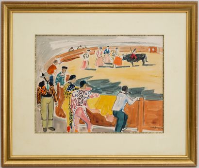 null Yves BRAYER (1907 - 1990)

Corrida

Watercolor signed lower right

40 x 52 cm



THE...