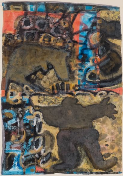 null Kenneth Martin SNODGRASS (1934-2000)

Untitled

Mixed media and collage on paper...