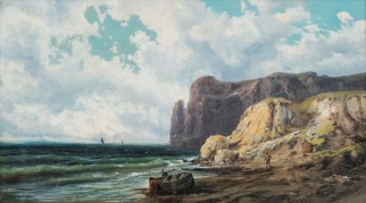 null Alfred GODCHAUX (1835-1895)

Animated shoreline

Oil on canvas signed lower...