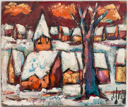 null Henry Maurice D'ANTY (1910-1998)

Snowy village

Oil on canvas signed lower...