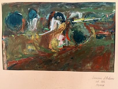 null Guy PEQUEUX (1942)

Memories of Ardennes

Oil on paper 

View : 17 x 27 cm