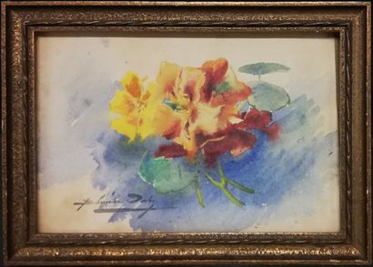null Blanche ODIN (1865-1957)

Flowers

Watercolor signed lower left

16,5 x 25 cm...