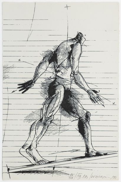 null Vladimir VELICKOVIC (1935-2019)

Walking man

Lithograph n°85/100 signed and...