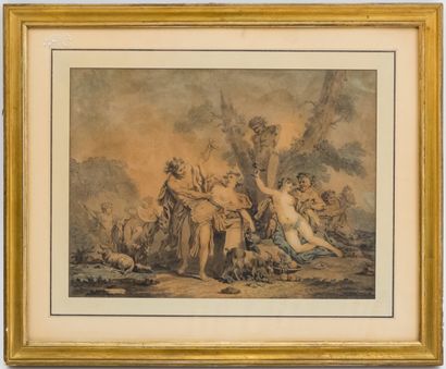 null FRENCH SCHOOL XVIII-XIXth century

Bacchanals

Two drawings and watercolors

19,5...