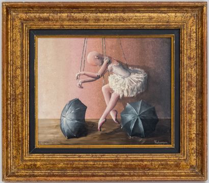 null Thierry VAUBOURGOIN (1944)

The puppet in tutu

Oil on canvas signed lower right...