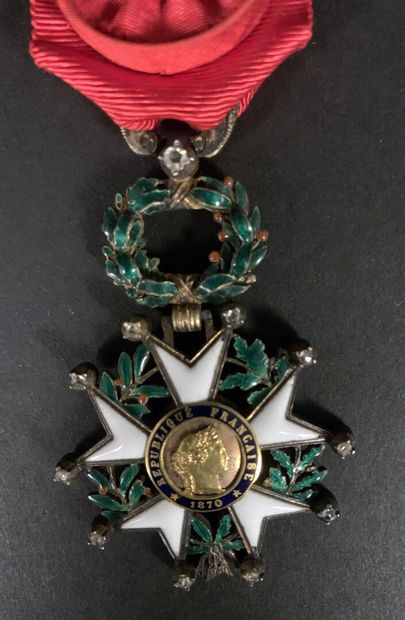 null Belle étoile de Chevalier de la Légion d'Honneur type IIIème République. Très...