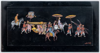 null THANH LEY

Procession with palanquin

Lacquer, corromandel on panel signed lower...