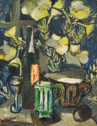 null Emile DIDIER (1890-1965)

Still life with a bottle

Oil on canvas signed lower...