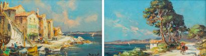 null Maurice BARLE (1903-1961)

The coast around Marseille / Martigues

Pair of oil...