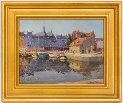 null FRAN-BARO (1926 - 2000)

Afternoon in Honfleur

Oil on cardboard signed lower...