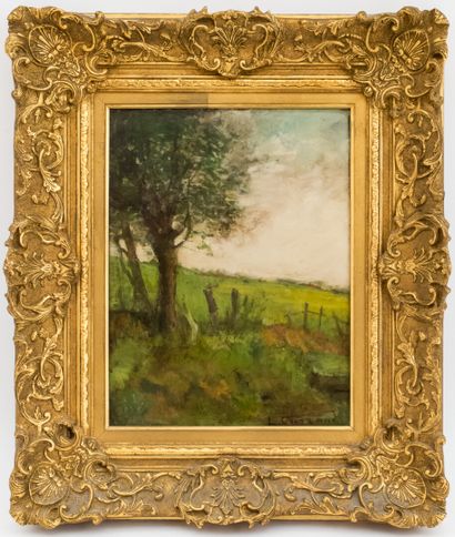 null Louis Hilaire CARRAND (1821 - 1899)

Country Corner

Oil on panel, signed lower...