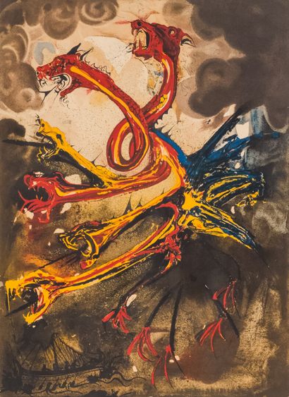 null Salvador DALI (1904 - 1989)

L'hydre de Lerne

Lithographie signée en bas à...