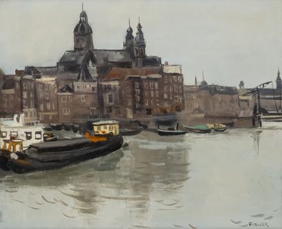 null Roger FORISSIER (1924-2003)

The port

Oil on canvas, signed lower right

50...