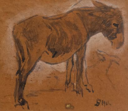 null Henri DELUERMOZ (1876-1943)

Donkey

Watercolor signed in the lower middle

18...