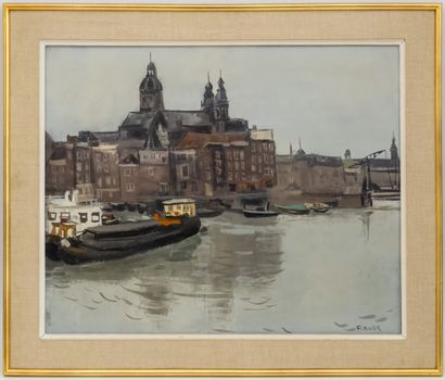 null Roger FORISSIER (1924-2003)

The port

Oil on canvas, signed lower right

50...