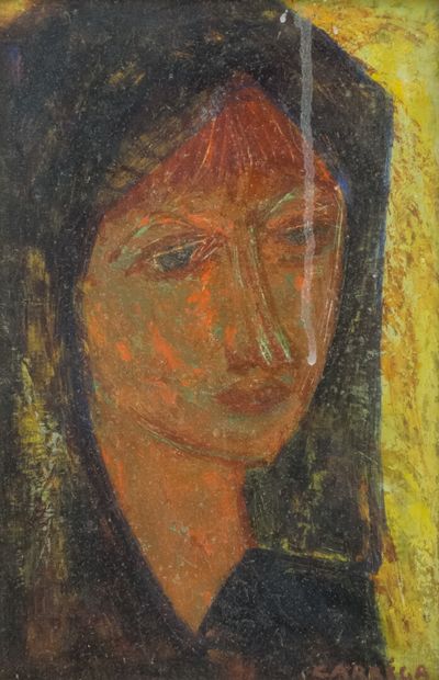 null Nicolas CARREGA (1914-1992)

Portrait of a young woman

Oil on canvas signed...