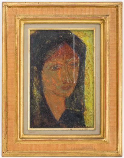 null Nicolas CARREGA (1914-1992)

Portrait de jeune femme

Huile sur toile signée...