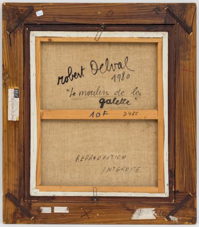 null Robert DELVAL (1934)

Le moulin

Huile sur toile, signé en bas à gauche

54...
