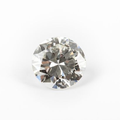 null Diamant taille brillant 1.93 carat, couleur I, pureté SI1, sans fluorescence,...