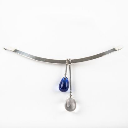 null Vivianna TORUN BÜLOW-HÜBE (1927-2004)

Torque necklace and two silver and glass...