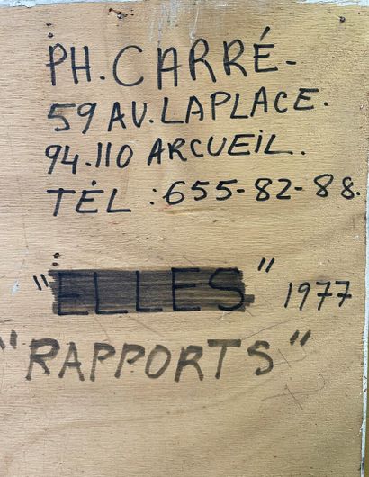 null Philippe Carré (1930)

Rapports, 1977

Acrylique sur panneaux en plans découpés...