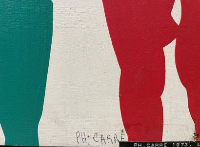 null Philippe Carré (1930)

Le couple, 1973

Acrylique sur trois panneaux solidaires

153...